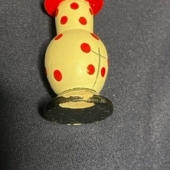 VTG Wooden Circus Clown Christmas Ornament Avon Gift Collection 4" - Picture 8 of 9